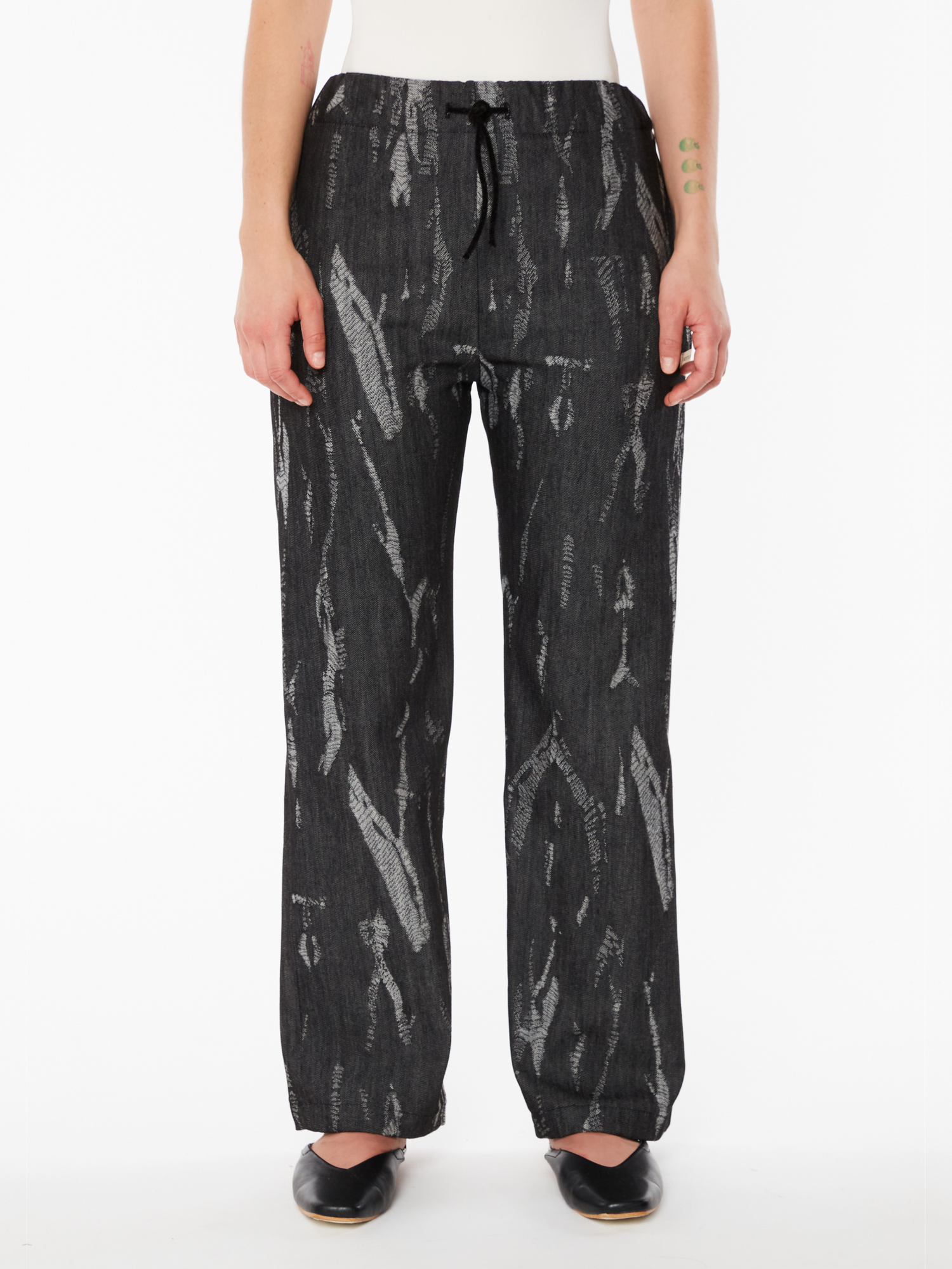 Pantalone in Denim Nero