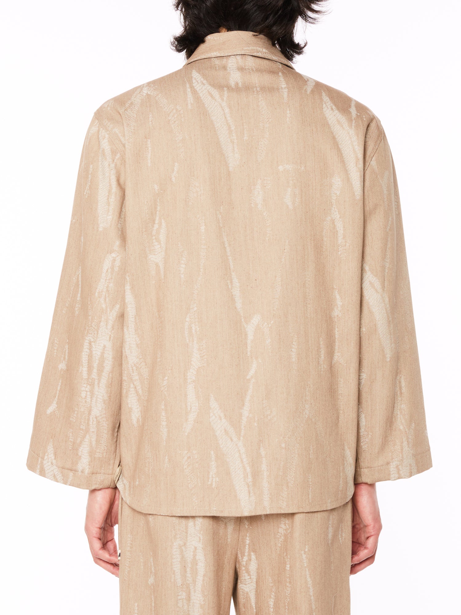 Overshirt in Denim Beige