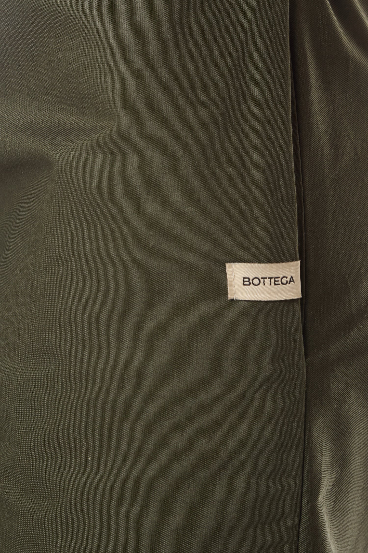 PANTALONE IN TWILL VERDE