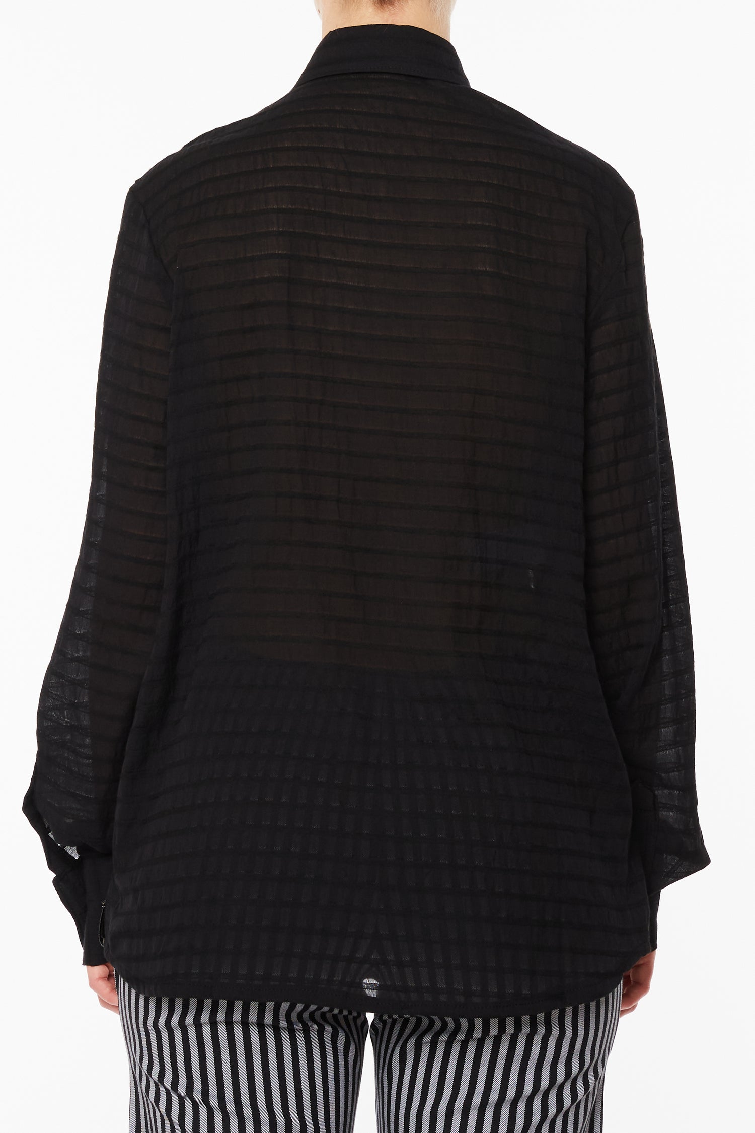 Camicia Trasparente Nera