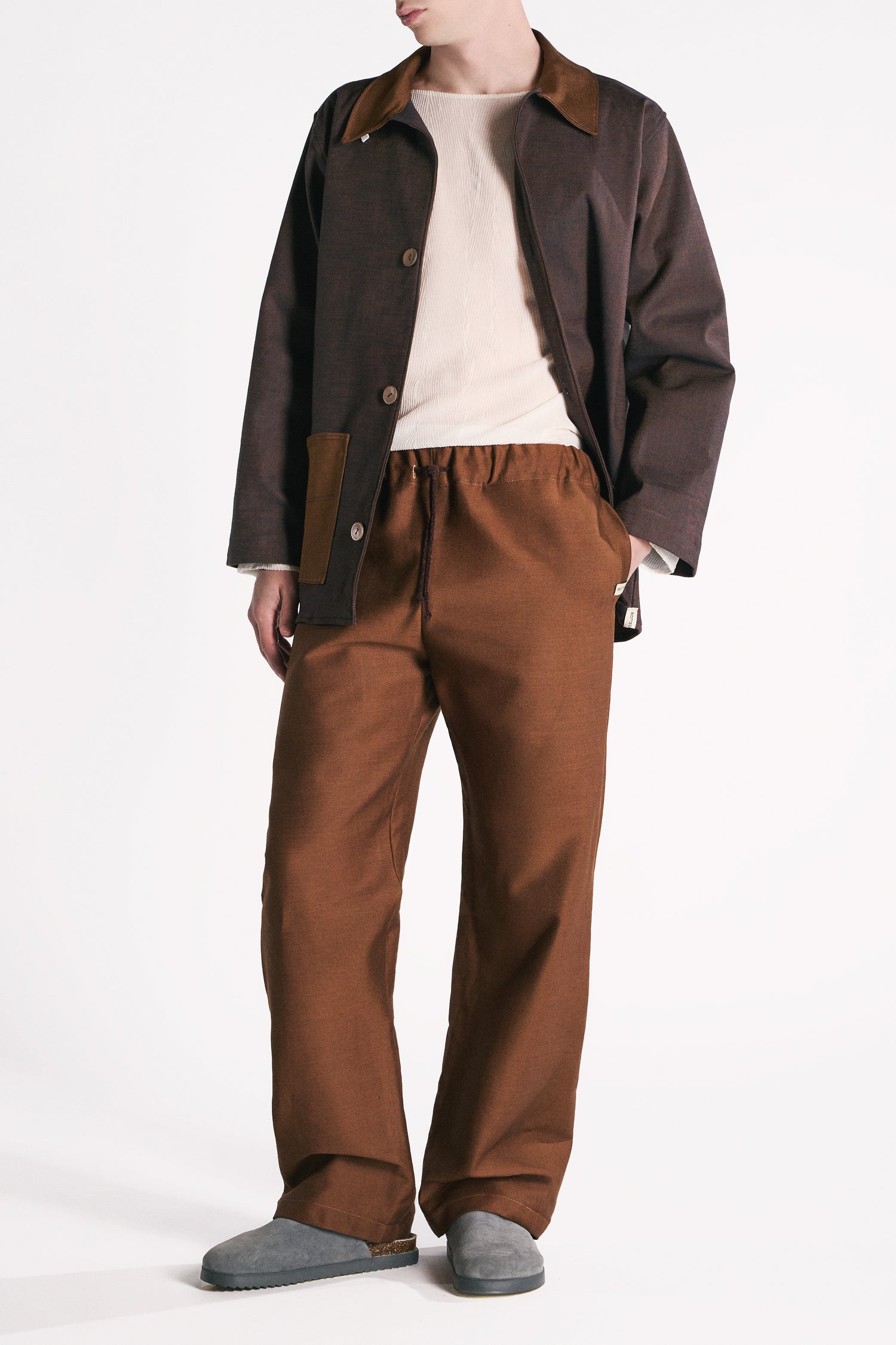 PANTALONE IN DENIM RUGGINE