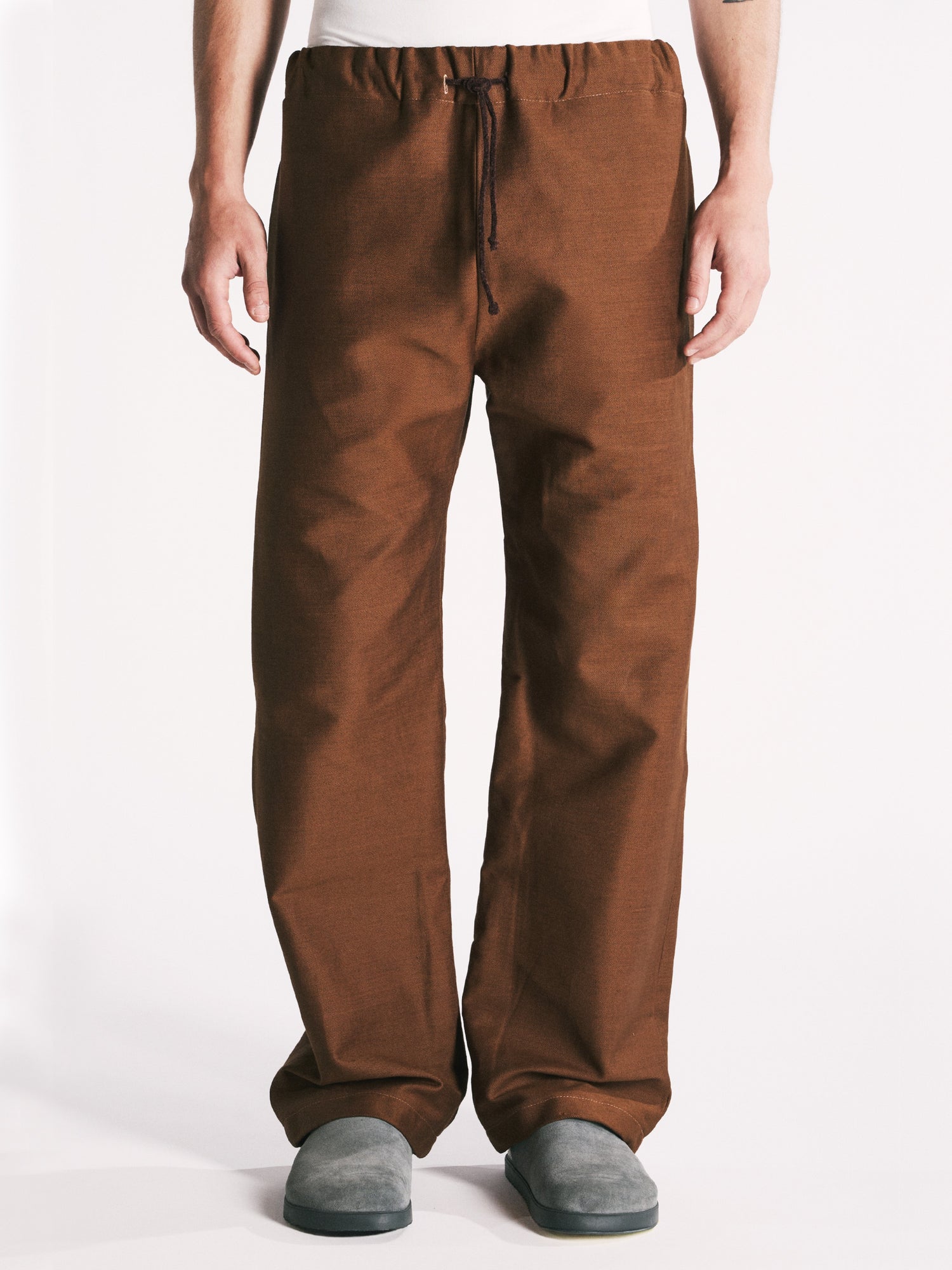 PANTALONE IN DENIM RUGGINE