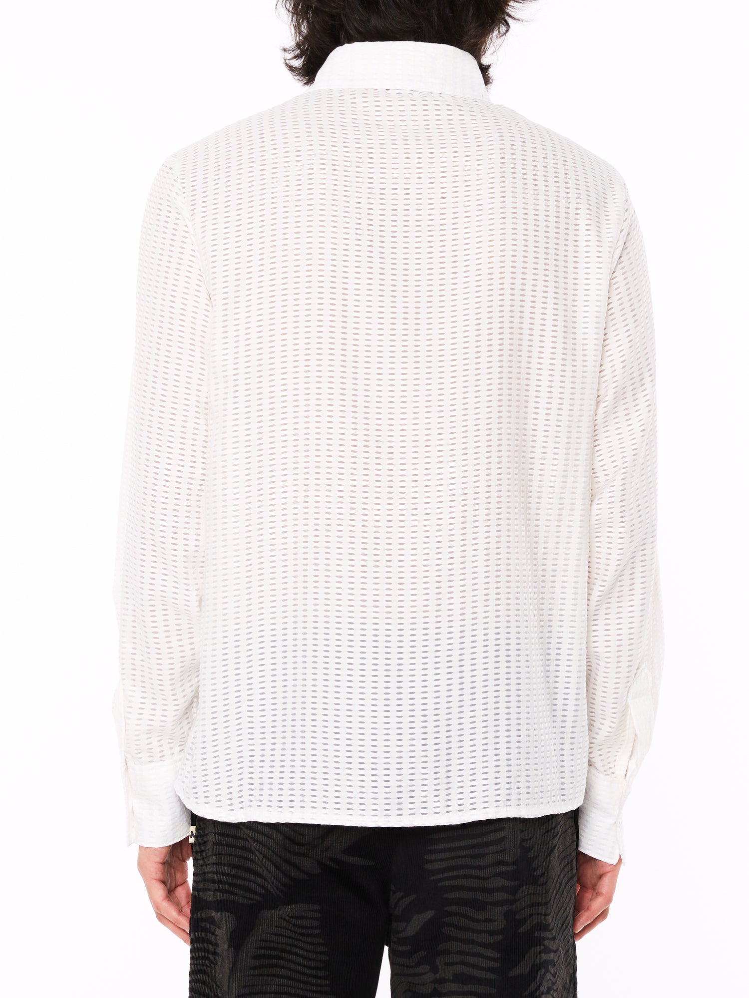 Camicia Bianca a Quadretti