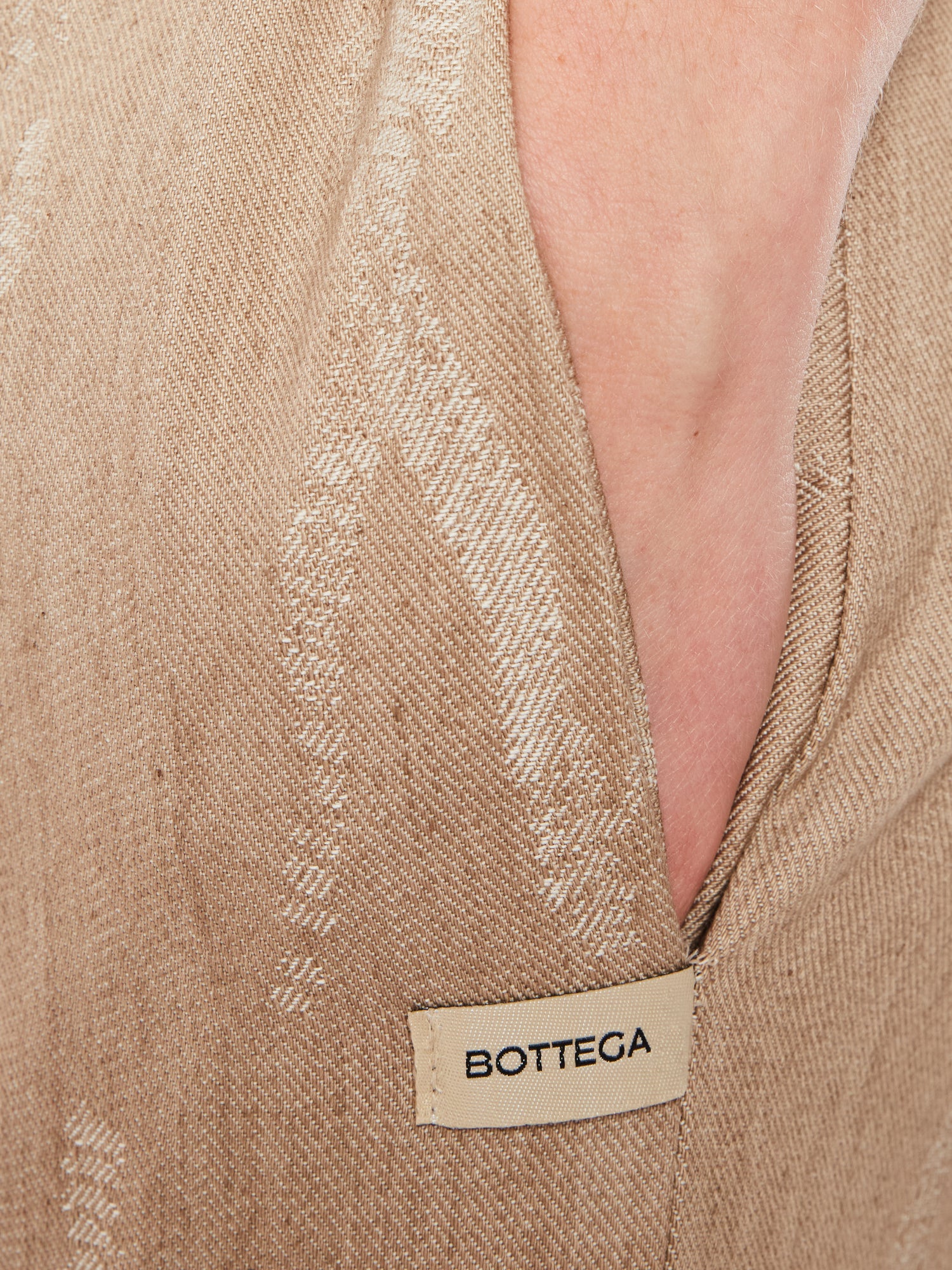 Pantalone in Denim Beige