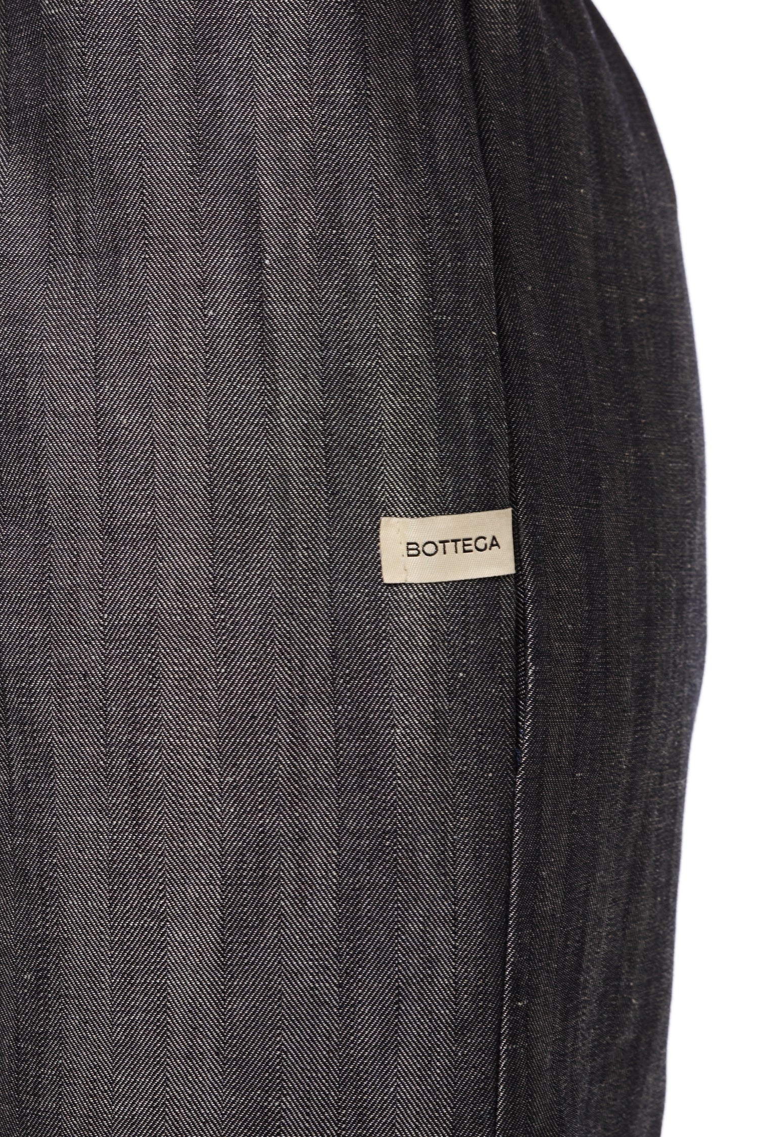 PANTALONE IN DENIM SPIGATO BLU