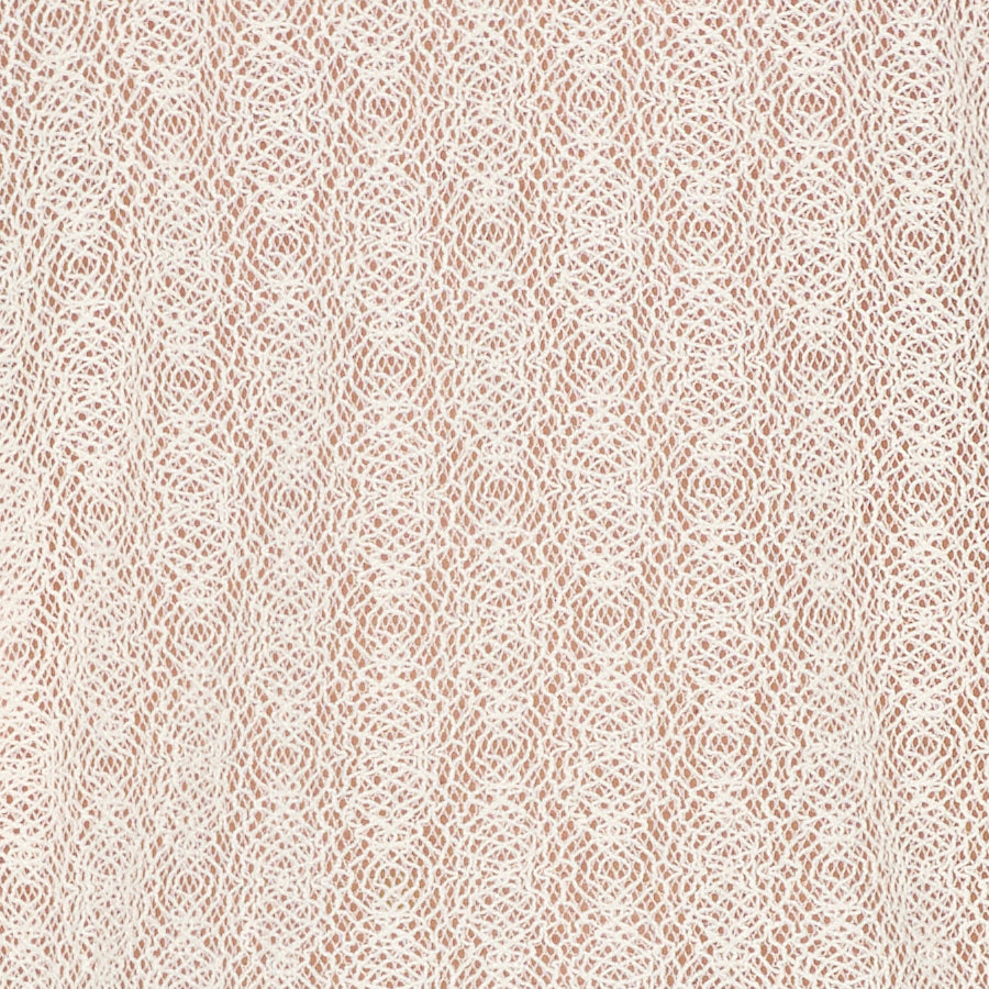 PIZZO IN COTONE A RETE GEOMETRICA