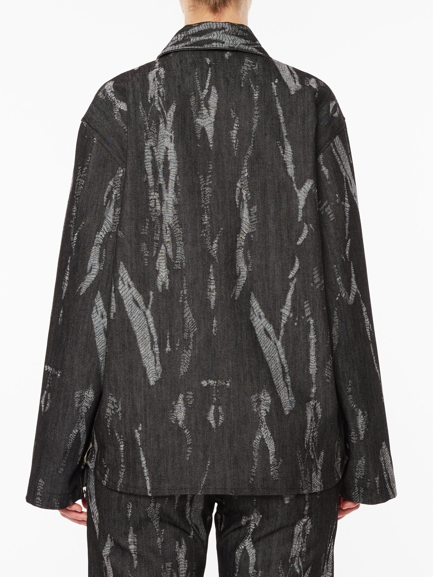 Overshirt in Denim Nero